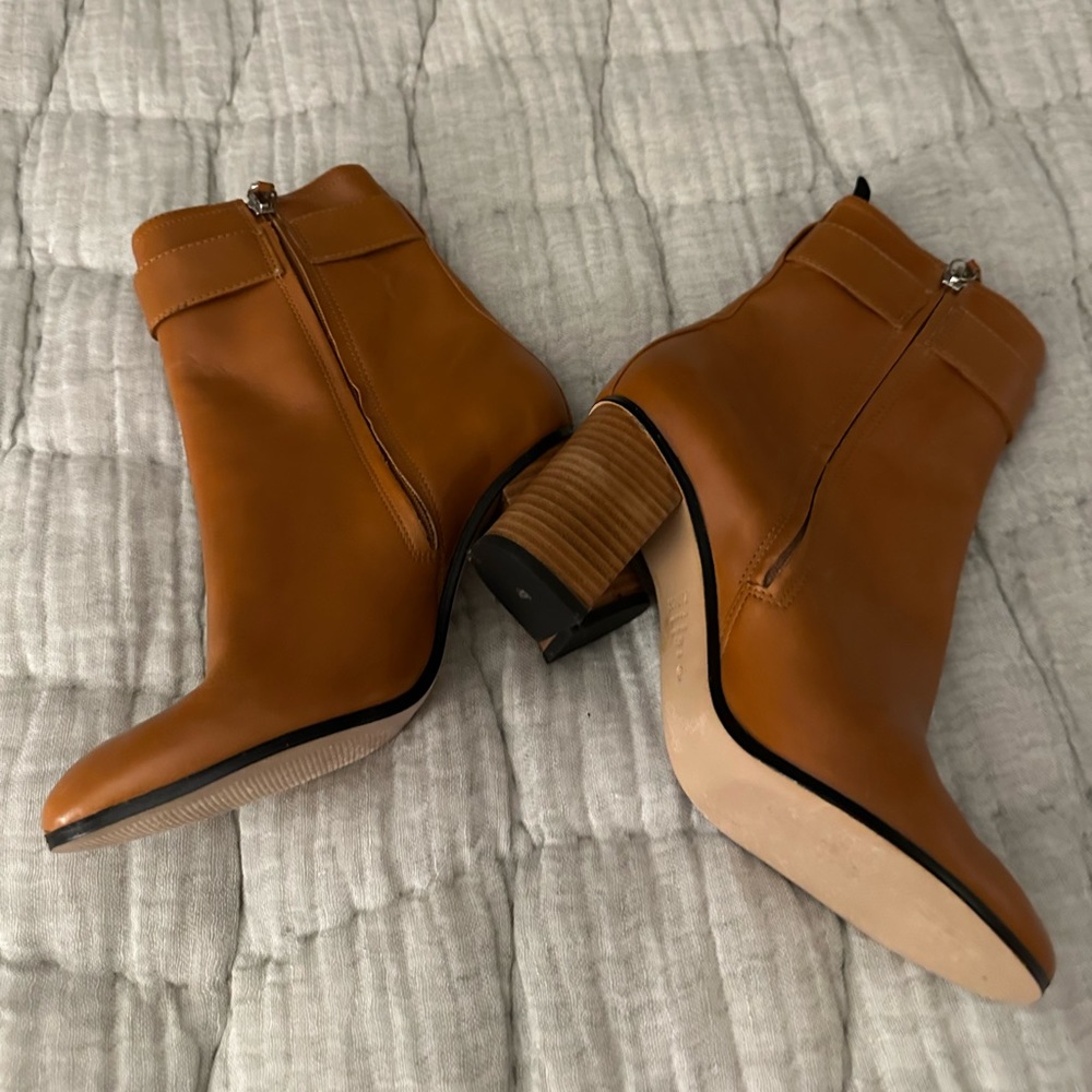 Schutz Leather boots, new, no box, but dust bag.